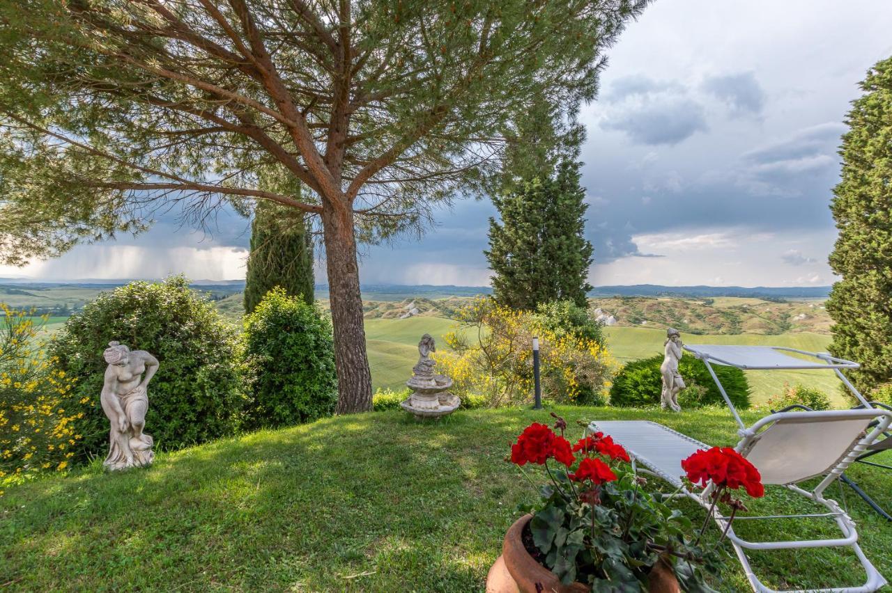 Tuscany Balcony: Crete Senesi Casetta Exterior photo