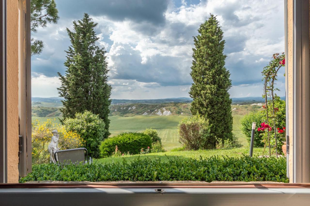 Tuscany Balcony: Crete Senesi Casetta Exterior photo